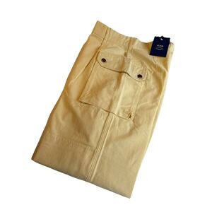 Flan Labs Captain Cargo Pants Ripstop‎ Cotton Wide Leg Unisex M Fits Large Overs